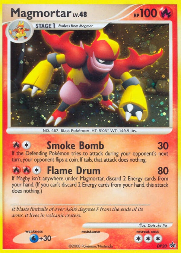 Magmortar – DP Black Star Promos