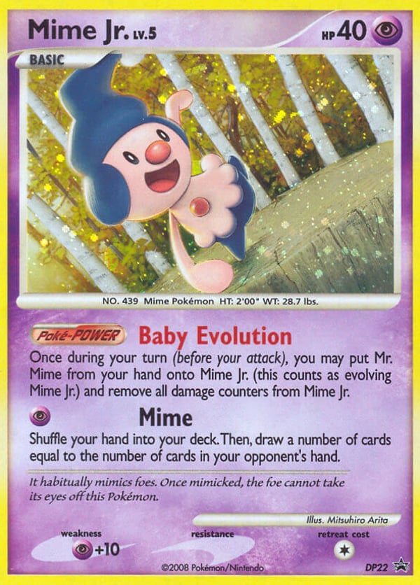 Mime Jr. – Promo – DP Black Star Promos