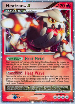 Heatran LV.X – Promo – DP Black Star Promos
