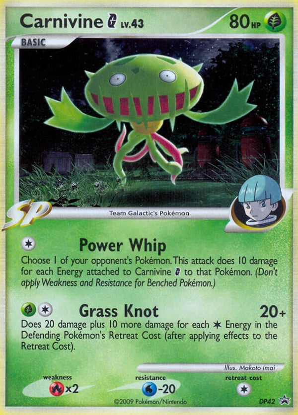 Carnivine G – Promo – DP Black Star Promos