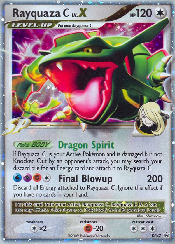 Rayquaza C LV.X – Promo – DP Black Star Promos