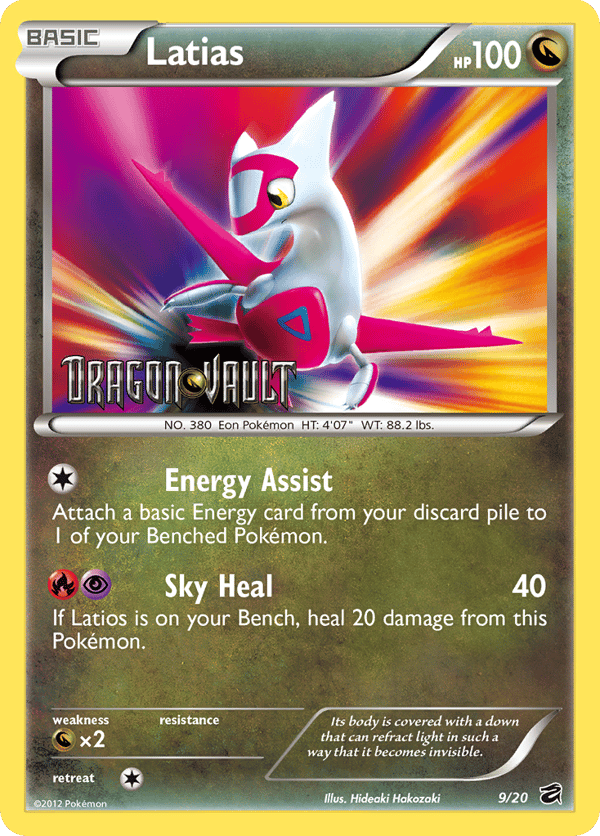 Latias – Rare Holo – Dragon Vault