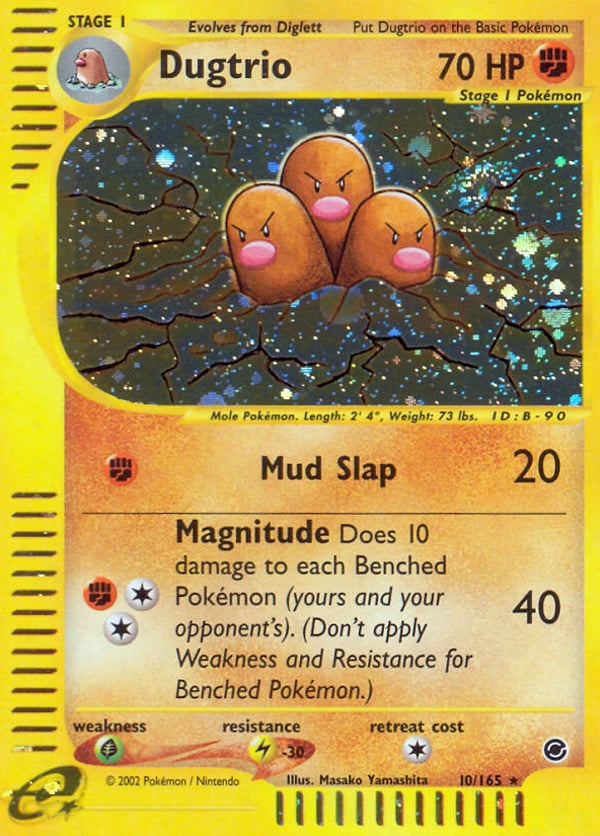 Dugtrio – Rare Holo – Expedition Base Set