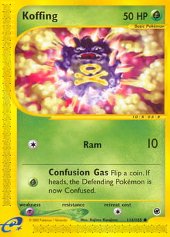 Koffing – Common – Expedition Base Set