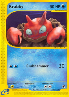 Krabby – Common – Expedition Base Set