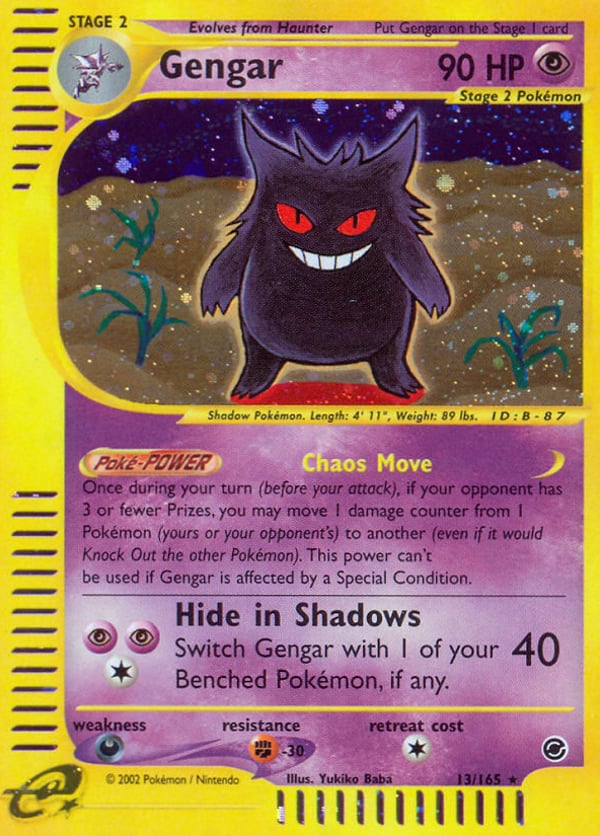 Gengar – Rare Holo – Expedition Base Set