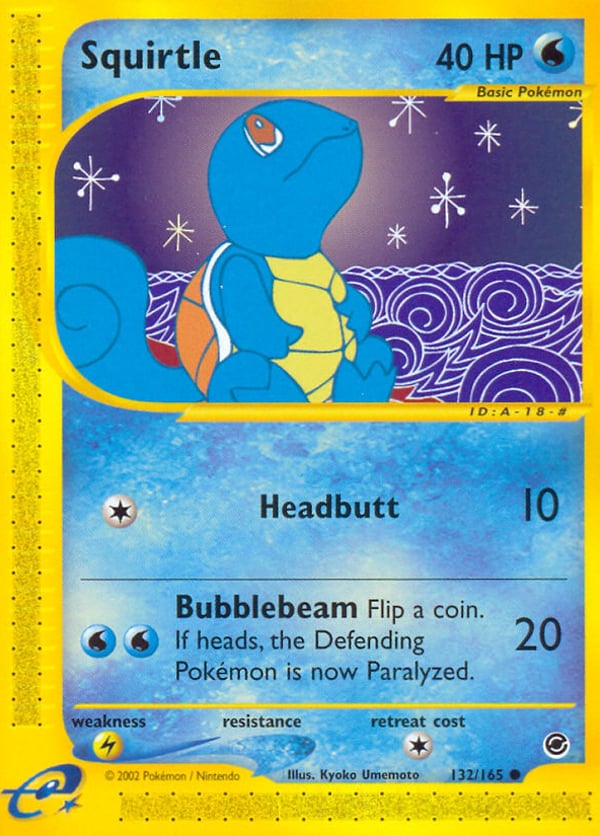 Squirtle – Common – Expedition Base Set