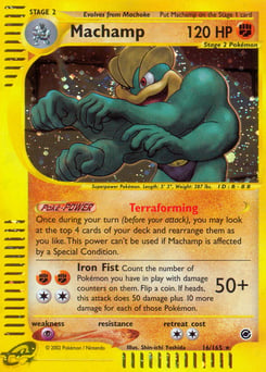 Machamp – Rare Holo – Expedition Base Set