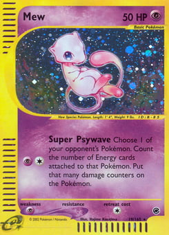 Mew – Rare Holo – Expedition Base Set
