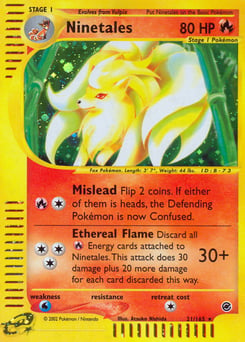 Ninetales – Rare Holo – Expedition Base Set