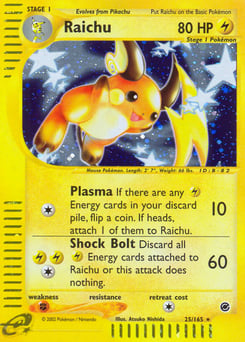 Raichu – Rare Holo – Expedition Base Set