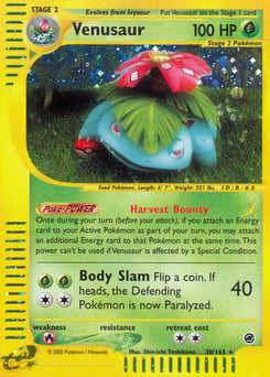 Venusaur – Rare Holo – Expedition Base Set