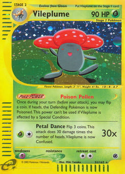 Vileplume – Rare Holo – Expedition Base Set