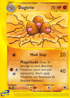 Dugtrio – Rare – Expedition Base Set
