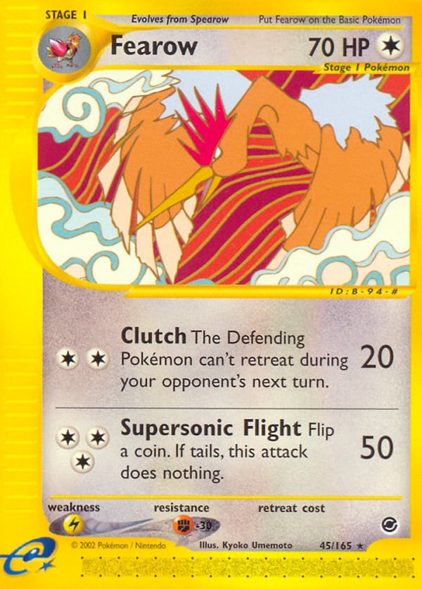 Fearow – Rare – Expedition Base Set