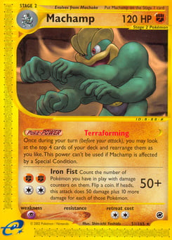 Machamp – Rare – Expedition Base Set