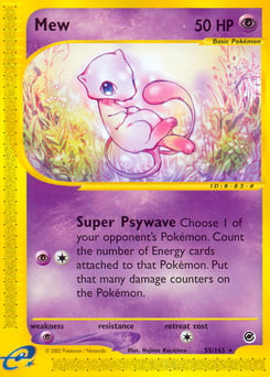 Mew – Rare – Expedition Base Set