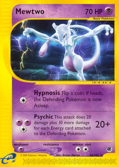 Mewtwo – Rare – Expedition Base Set