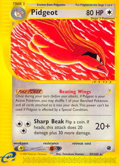 Pidgeot – Rare – Expedition Base Set