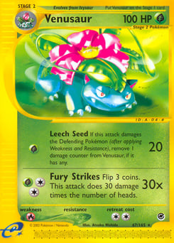 Venusaur – Rare – Expedition Base Set