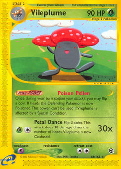 Vileplume – Rare – Expedition Base Set