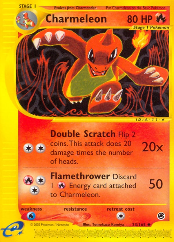 Charmeleon – Uncommon – Expedition Base Set