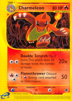 Charmeleon – Uncommon – Expedition Base Set