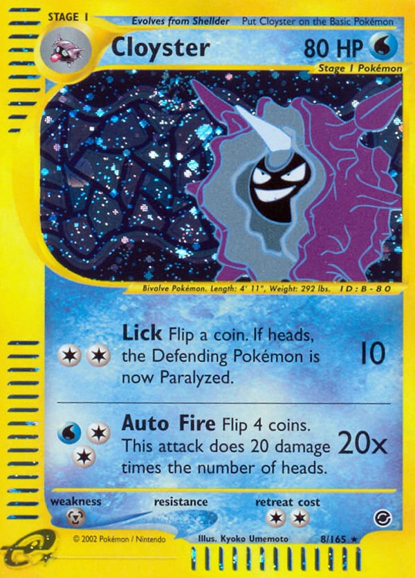 Cloyster – Rare Holo – Expedition Base Set