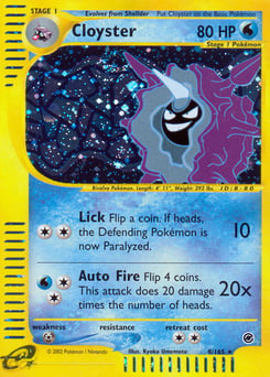 Cloyster – Rare Holo – Expedition Base Set