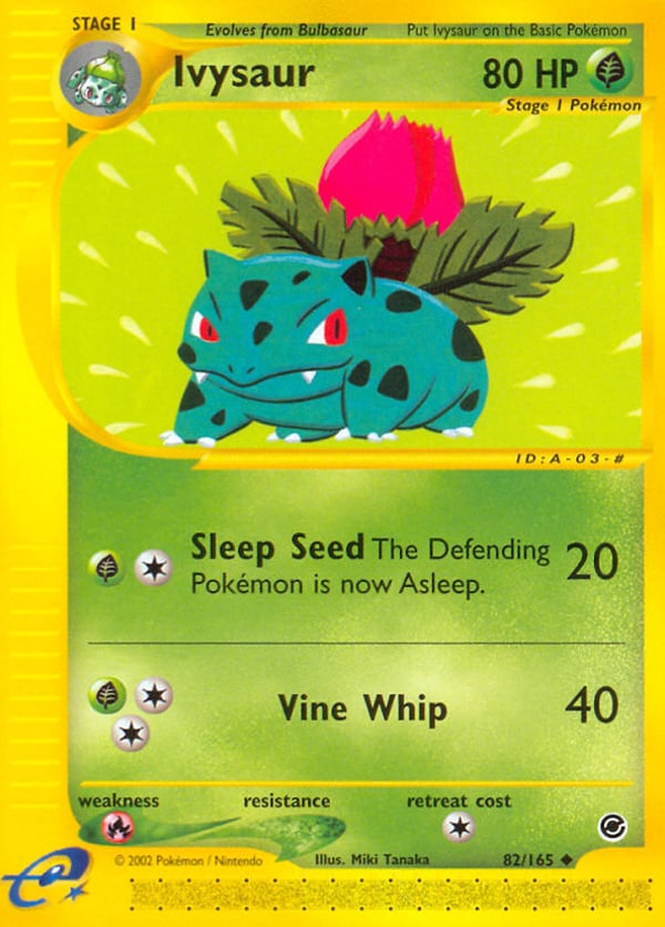 Ivysaur – Uncommon – Expedition Base Set