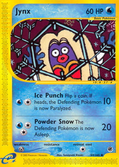 Jynx – Uncommon – Expedition Base Set