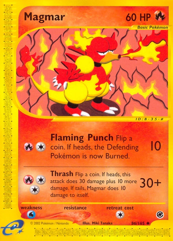 Magmar – Uncommon – Expedition Base Set