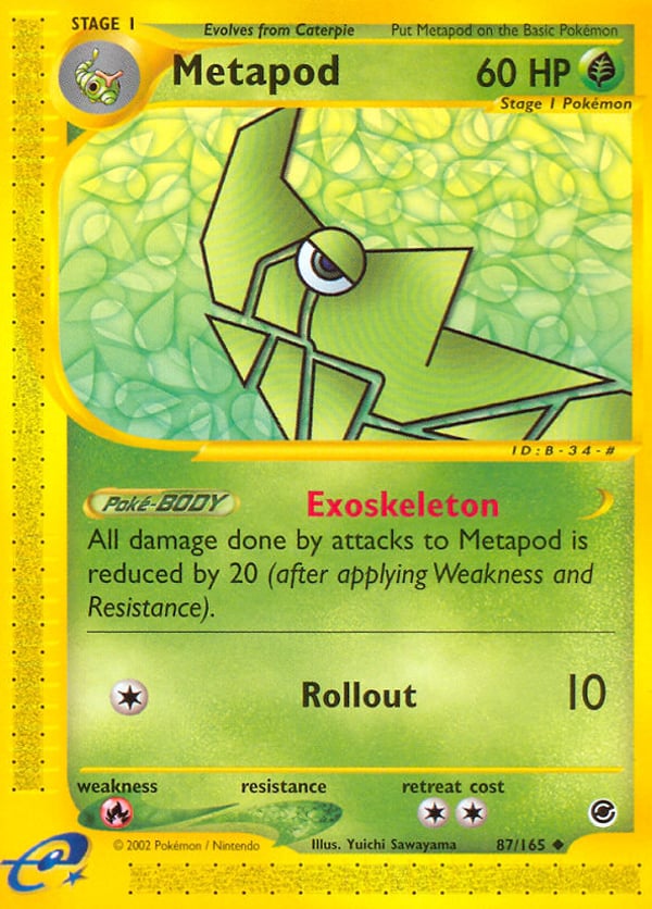 Metapod – Uncommon – Expedition Base Set