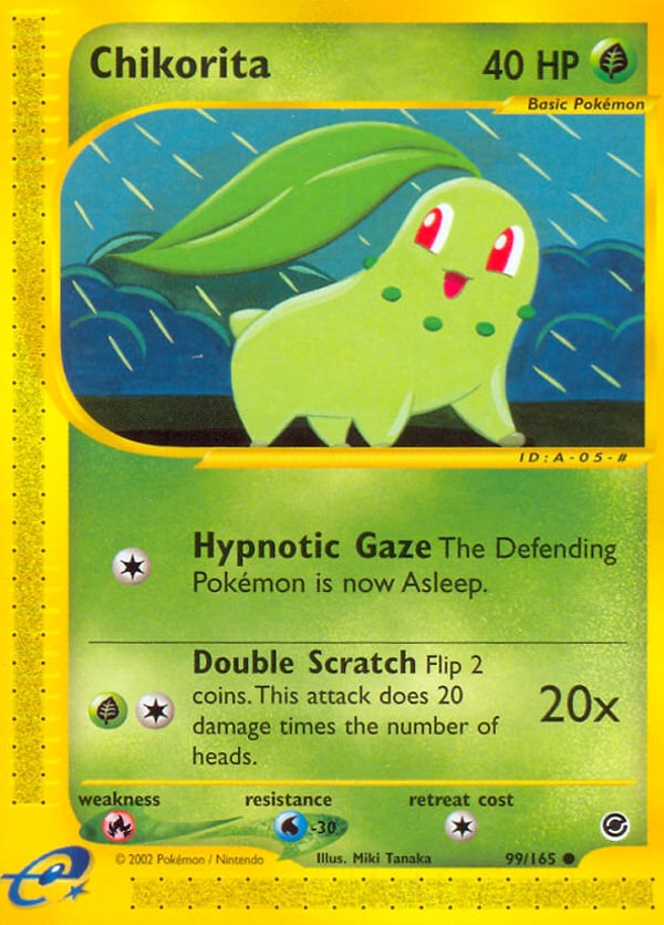 Chikorita – Common – Expedition Base Set