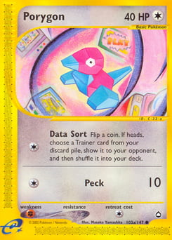Porygon – Common – Aquapolis