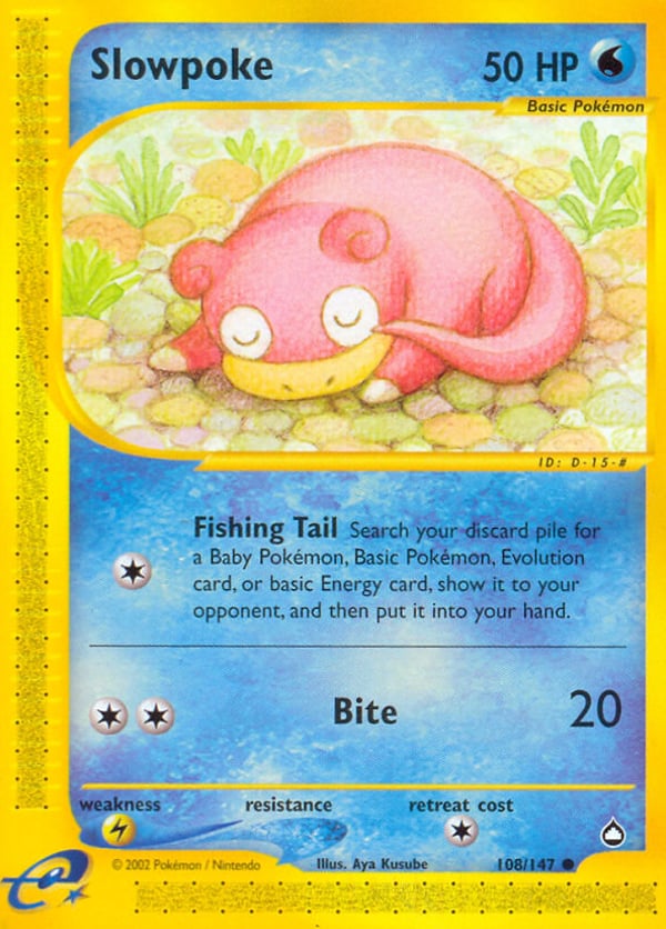 Slowpoke – Common – Aquapolis