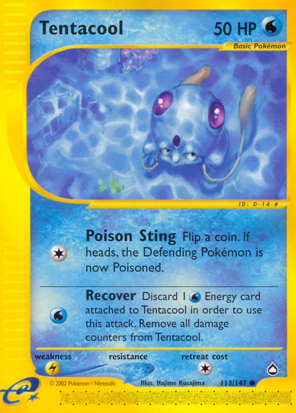 Tentacool – Common – Aquapolis