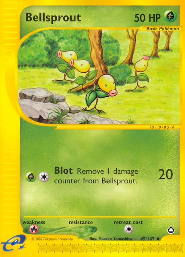 Bellsprout – Uncommon – Aquapolis
