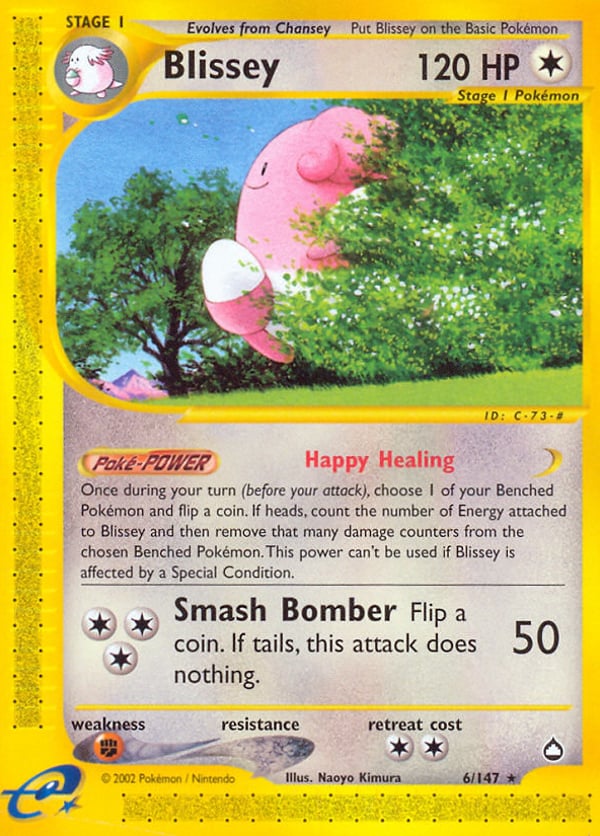 Blissey – Rare – Aquapolis