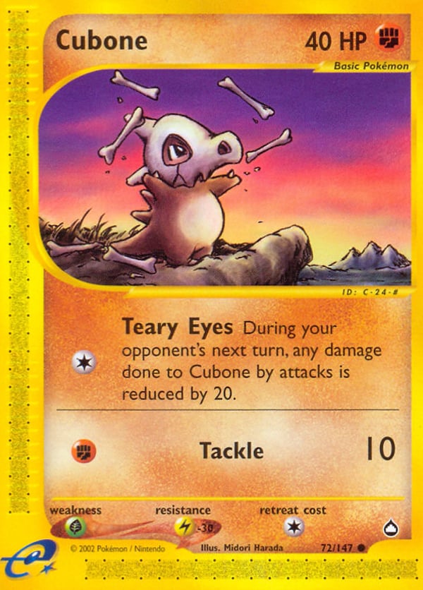 Cubone – Common – Aquapolis