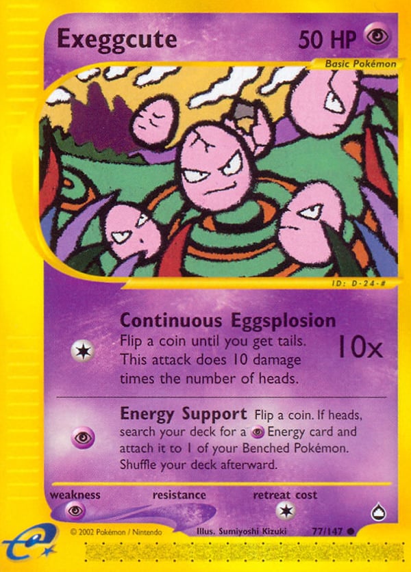 Exeggcute – Common – Aquapolis