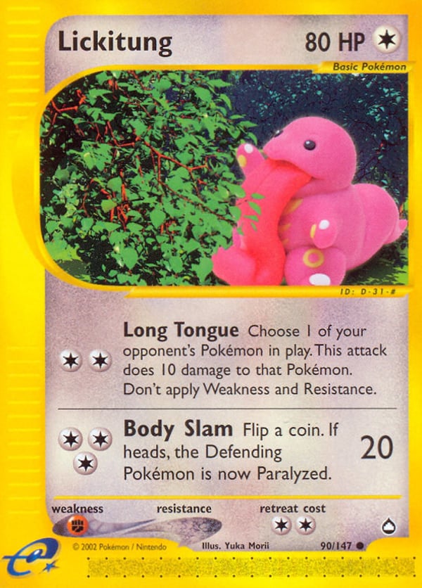 Lickitung – Common – Aquapolis