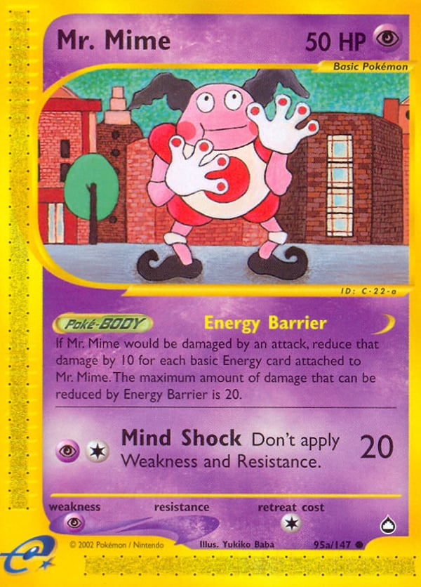 Mr. Mime – Common – Aquapolis