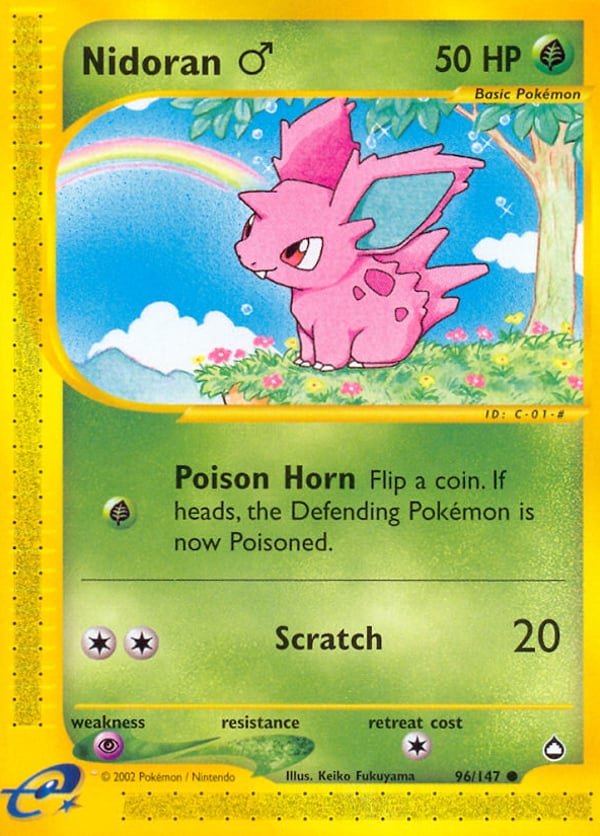 Nidoran ♂ – Common – Aquapolis