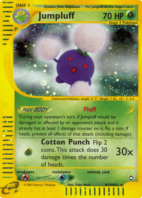 Jumpluff – Rare Holo – Aquapolis