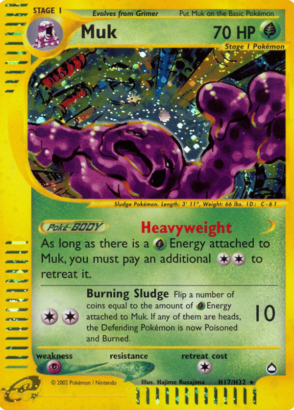 Muk – Rare Holo – Aquapolis