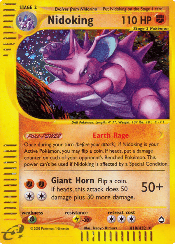 Nidoking – Aquapolis
