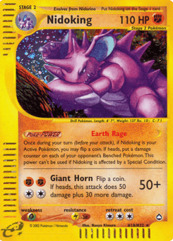 Nidoking – Rare Holo
