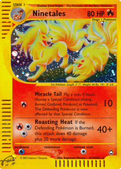 Ninetales – Rare Holo