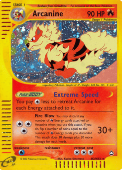 Arcanine – Rare Holo